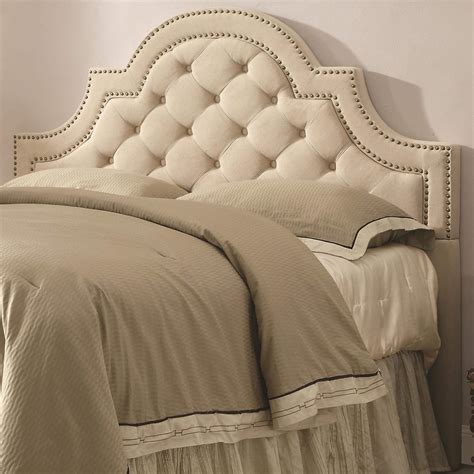 Upholstered Beige Headboard Queen or Full - All American Furniture - Buy 4 Less - Open to Public