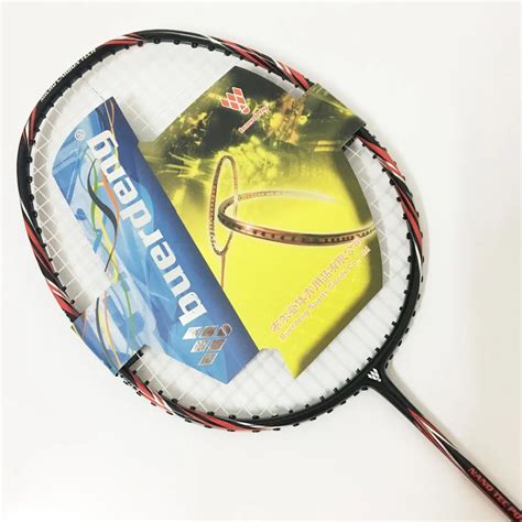 30Lbs badminton racket 3U best full carbon badminton rackets offensive badminton racket man ...