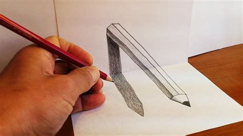 Easy 3D Art Pencil Drawing