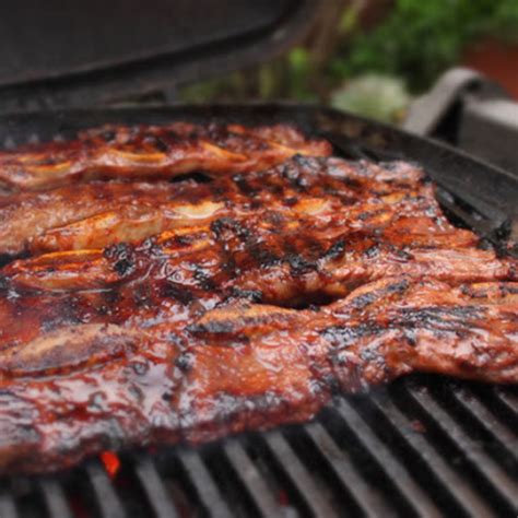 Korean-Style Grilled Beef Short Ribs and Scallions