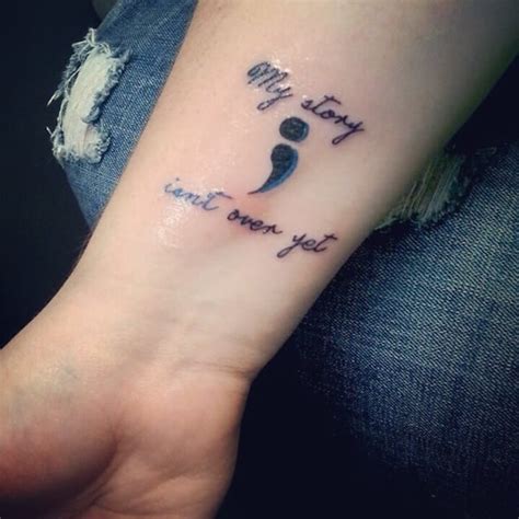 85 Inspiring Semicolon Tattoo Ideas that You Will Love