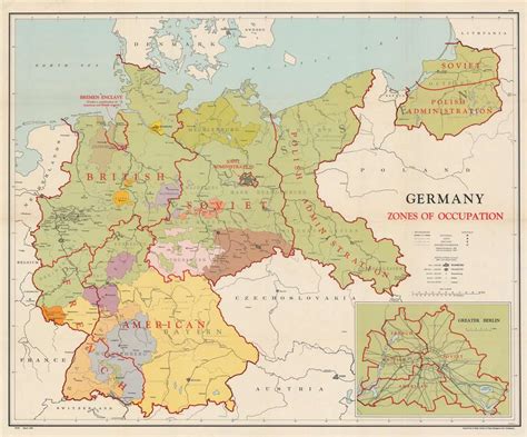 Germany Zones of Occupation.: Geographicus Rare Antique Maps