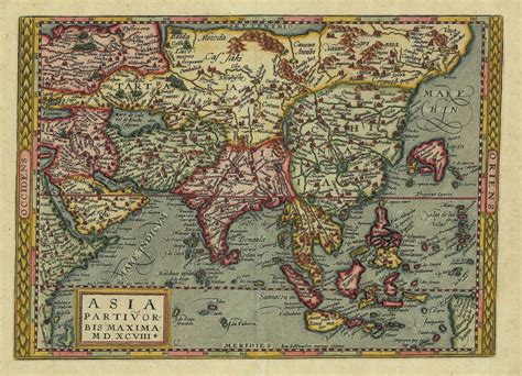 Antique Map of Asia by Quad (c.1600) - SOLD