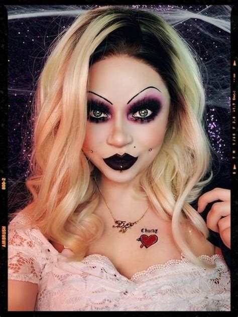 Chucky's Bride Makeup | Halloween makeup pretty, Bride of chucky makeup, Halloween makeup