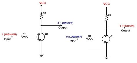 What Is NOT Gate Inverter, NOT Logic Gate Inverter Circuit Using Transistor