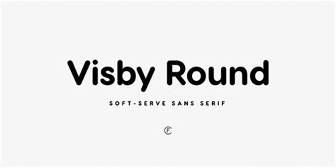 Visby Round CF Font Download