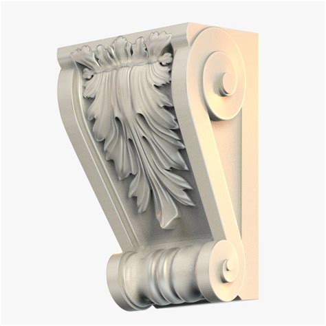 3D corbel molding decor - TurboSquid 1278872