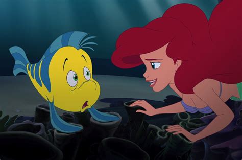 Which version of Ariel and Flounder meeting do you like more? (Links to both in the comments ...