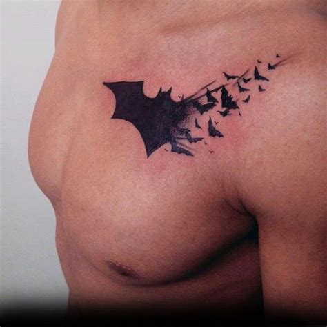 50 Batman Symbol Tattoo Designs For Men - Superhero Ink Ideas | Batman ...