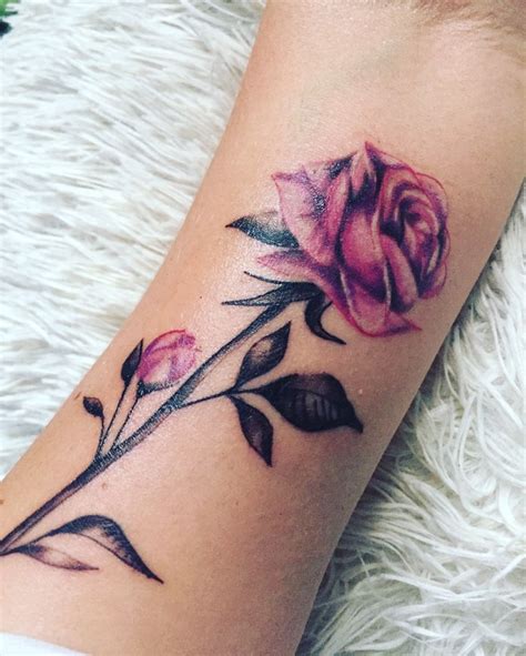 Rose tattoo, color | Rose tattoos, Cool tattoos, Life tattoos