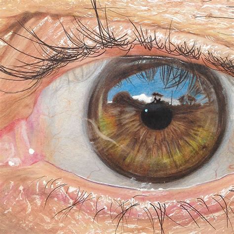 Artist Draws Unbelievably Realistic Eyes Using Just Colored Pencils | artFido