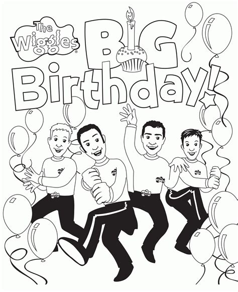 The Wiggles Coloring Pages - Coloring Home