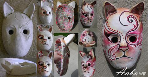 Anbu Cosplay - Mask Progress by shinigami714 on DeviantArt