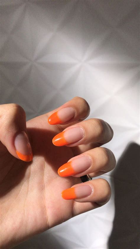 neon nails | Nails, Neon nails, Orange nails