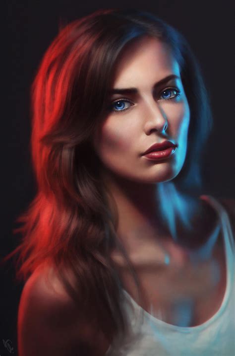 Female Portrait Study 20 Day #111 by AngelGanev on DeviantArt