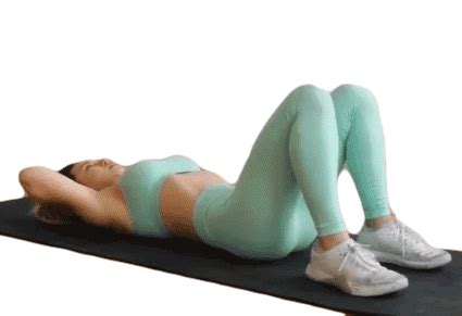 Crunches Exercise Sticker - Crunches Exercise Workout - Discover & Share GIFs