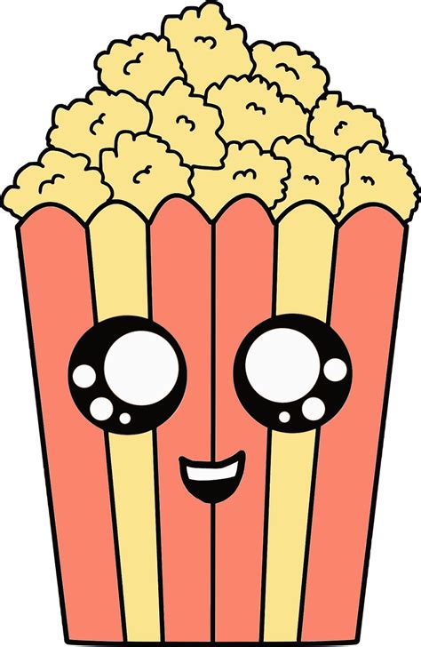 Popcorn Food Cartoon - Free vector graphic on Pixabay