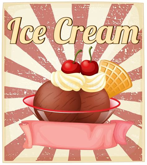 Ice cream stock illustration. Illustration of scoops - 47067861