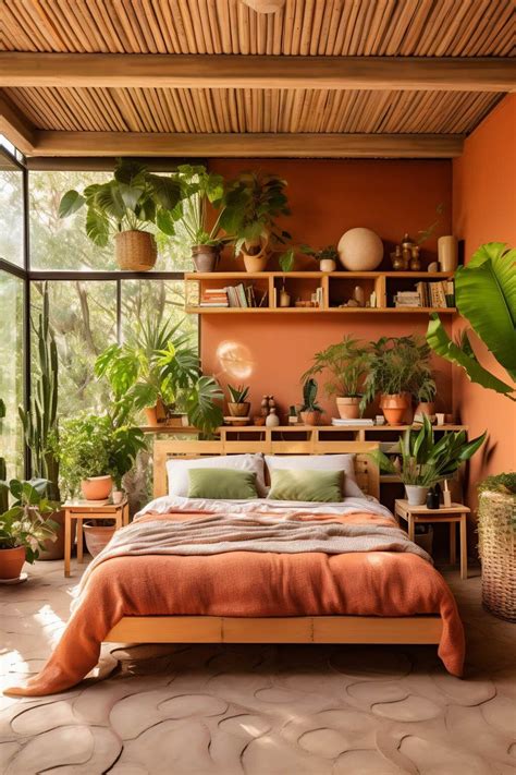 Modern Terracotta Bedroom Ideas: A Palette For Every Mood | Eclectic bedroom, Bedroom green ...