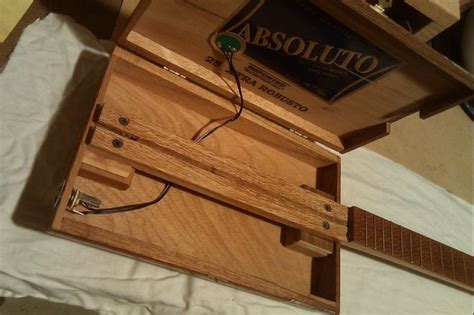 Cigar box guitar, Cigar box guitar plans, Cigar box