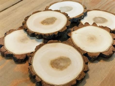 50 3-4 Wood Slices Tree Slice Rustic Wedding Decor - Etsy