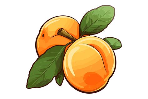 Apricot Clipart Graphic by Illustrately · Creative Fabrica