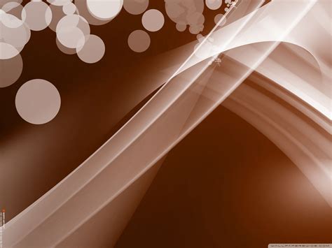 Brown And White Abstract Wallpaper