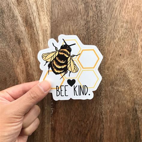 Be Kind Sticker Bee Kind Sticker Bee Kind Decal Laptop - Etsy | Bee sticker, Handmade sticker ...