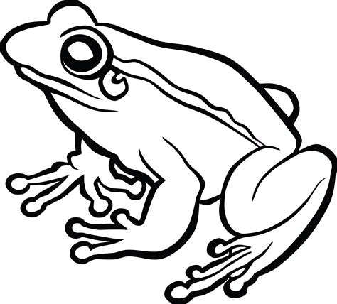 Tree Frog PNG Black And White Transparent Tree Frog Black And White.PNG ...