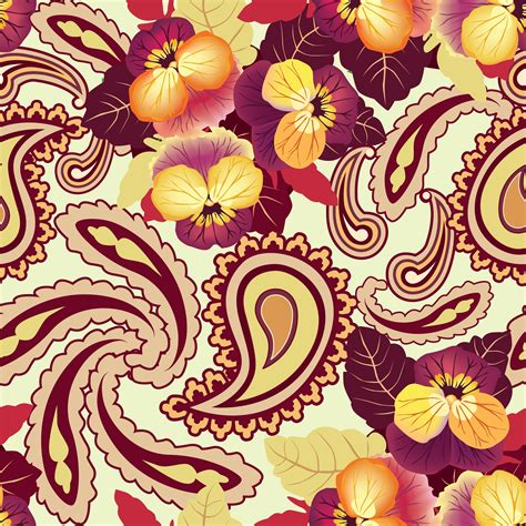 Floral seamless pattern. Oriental texture. Flower ornament 524270 Vector Art at Vecteezy