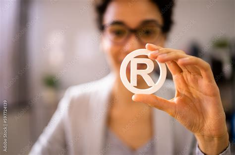 Register Trademark Copyright Symbol And Logo Stock Photo | Adobe Stock