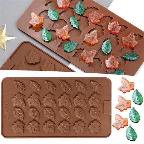 Chunleiiii Toaster Oven 9x13 Pan Different Shapes Of Leaves Chocolate Tool Flip Sugar Tool Fire ...