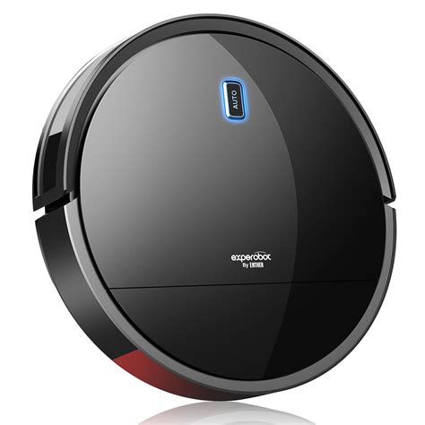 Enther Robot Vacuum Cleaner, Robotic Vacuum Cleaner with Gyro Navigation, 2600mAh, 120mins Run ...