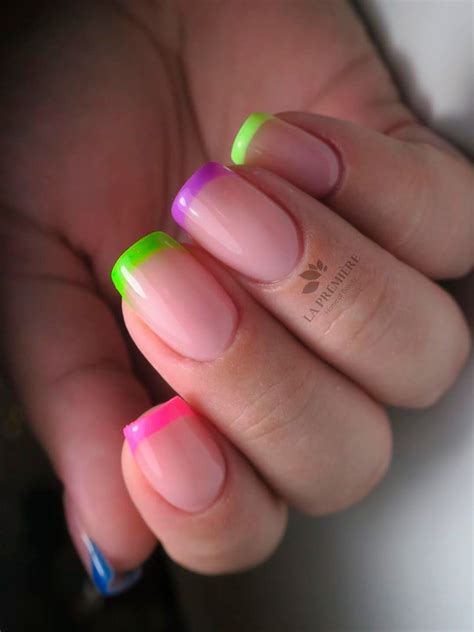 Colored French Tips Short Nails: Get Creative With Your Manicure – The FSHN