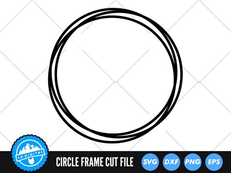 Circle Frame SVG | Circle Monogram Graphic by lddigital · Creative Fabrica