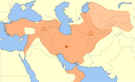 Image: Seljuk Empire locator map