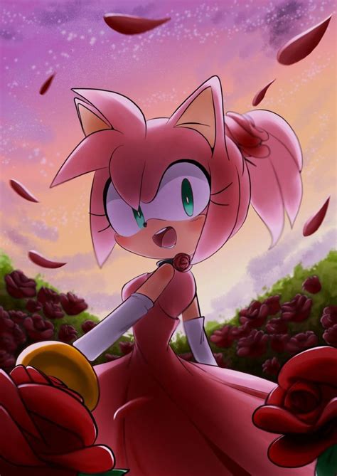 Sonic Postcard Amy Rose V2 Amy Rose Sonic Amy The Hedgehog | Images and Photos finder