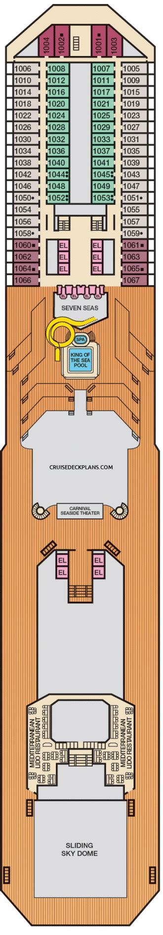 Carnival Victory Floor Plan | Floor Roma