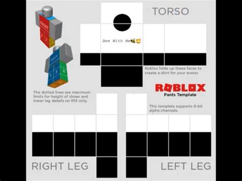 Clothing Templates for Roblox Shirts