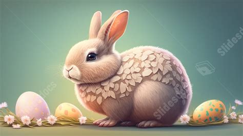 Easter Bunny Simple Powerpoint Background For Free Download - Slidesdocs