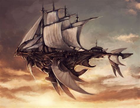 Airship | Steampunk ship, Steampunk airship, Airship art