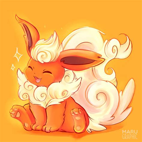 Flareon by Marugraphic on DeviantArt