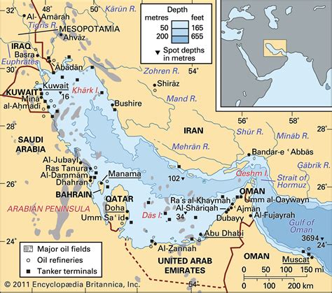 Persian Gulf | Definition, Location, Map, Countries, & Facts | Britannica