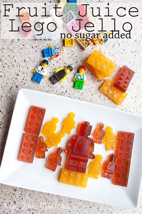 Fruit Juice Jello Lego Snacks- no added sugar - Nap-time Creations ...