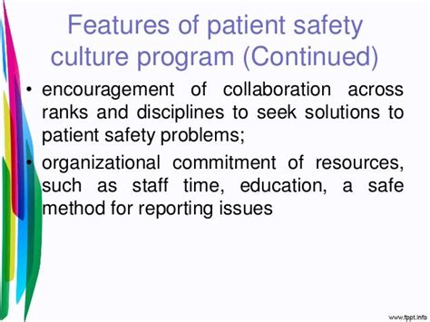 Patient safety culture