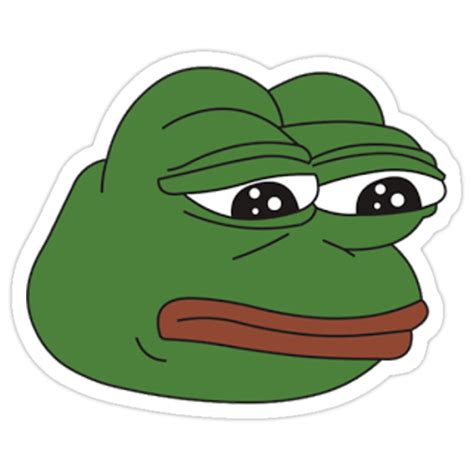 "Funny Meme - Pepe Frog" Stickers by mandhlenkhosi | Redbubble