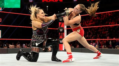 Raw Women’s Champion Ronda Rousey def. Natalya | WWE