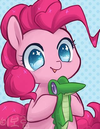 Pinkie Pie and Gummy by Mousu on DeviantArt