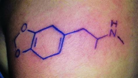 Chemical structure tattoo designs photos