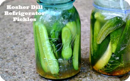 Kosher dill refrigerator pickles!